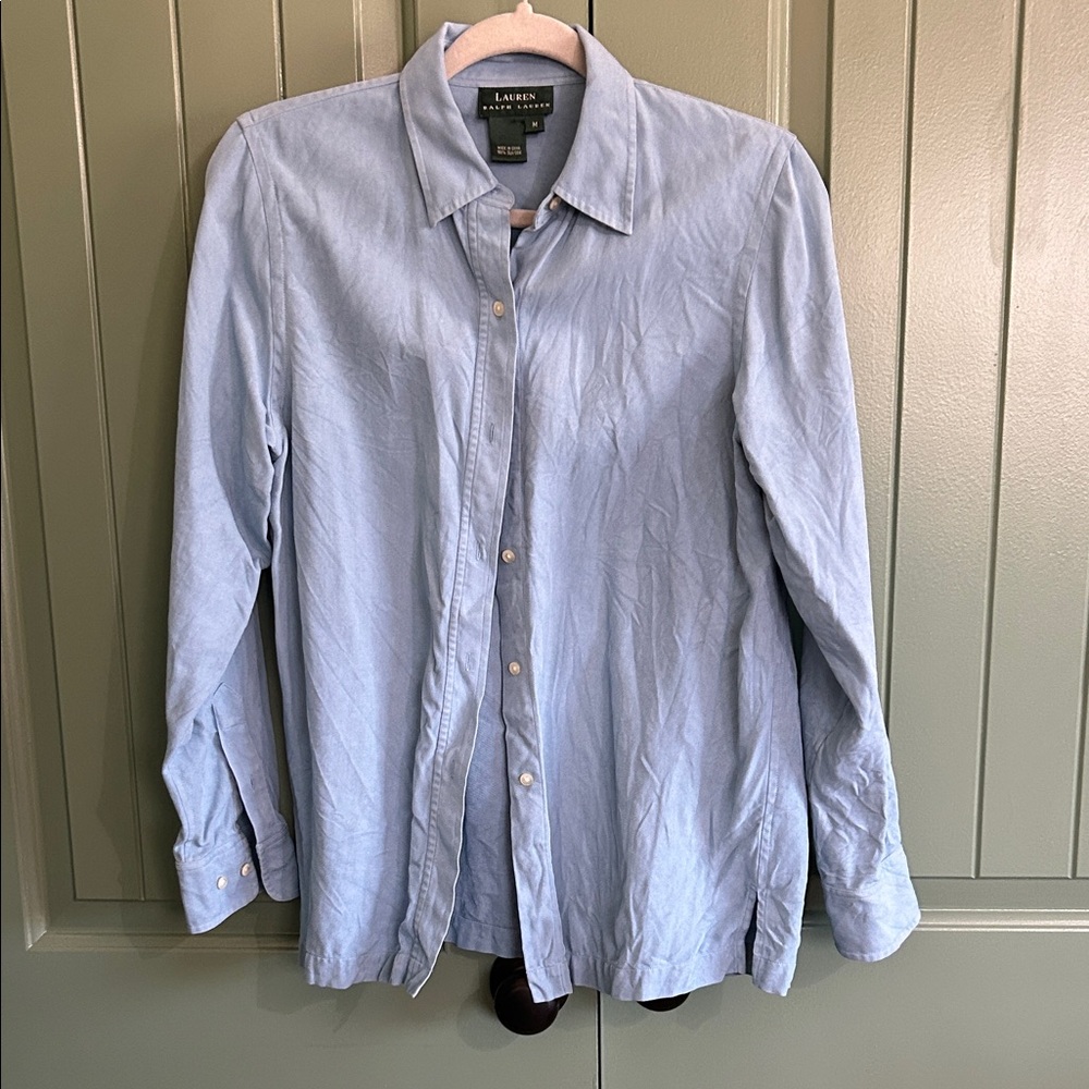 Ralph Lauren silk button up.